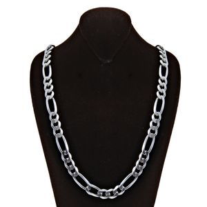 زنجیر نقره مردانه بازرگانی میلادی طرح فیگارو مدرن  کد  zr_013